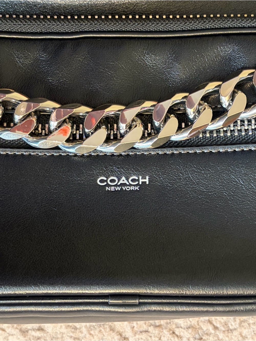 Coach Dakota Crossbody Shoulder Bag Black Leather | CDS83 | No Hangtag - Picture 7 of 14